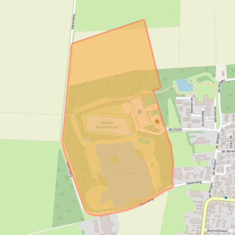 Kaart van postcodegebied 9945NA.