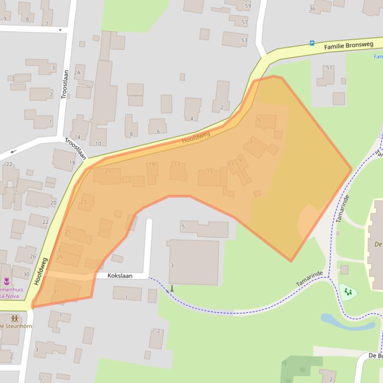 Kaart van postcodegebied 9945PA.