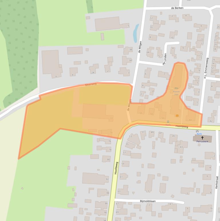 Kaart van postcodegebied 9945PH.