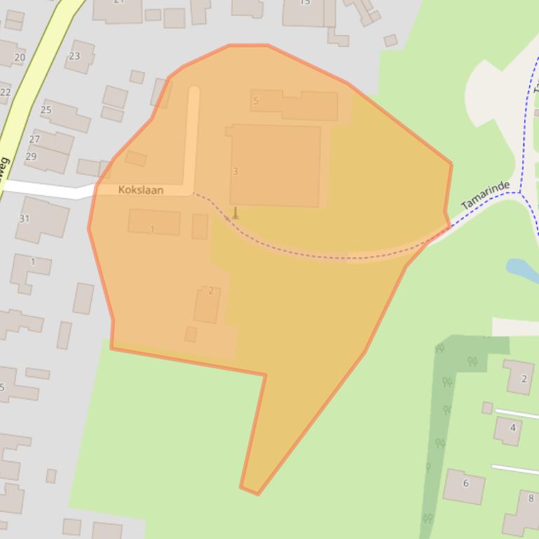 Kaart van postcodegebied 9945RD.