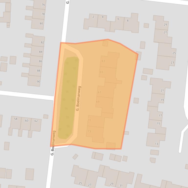 Kaart van postcodegebied 9945RH.