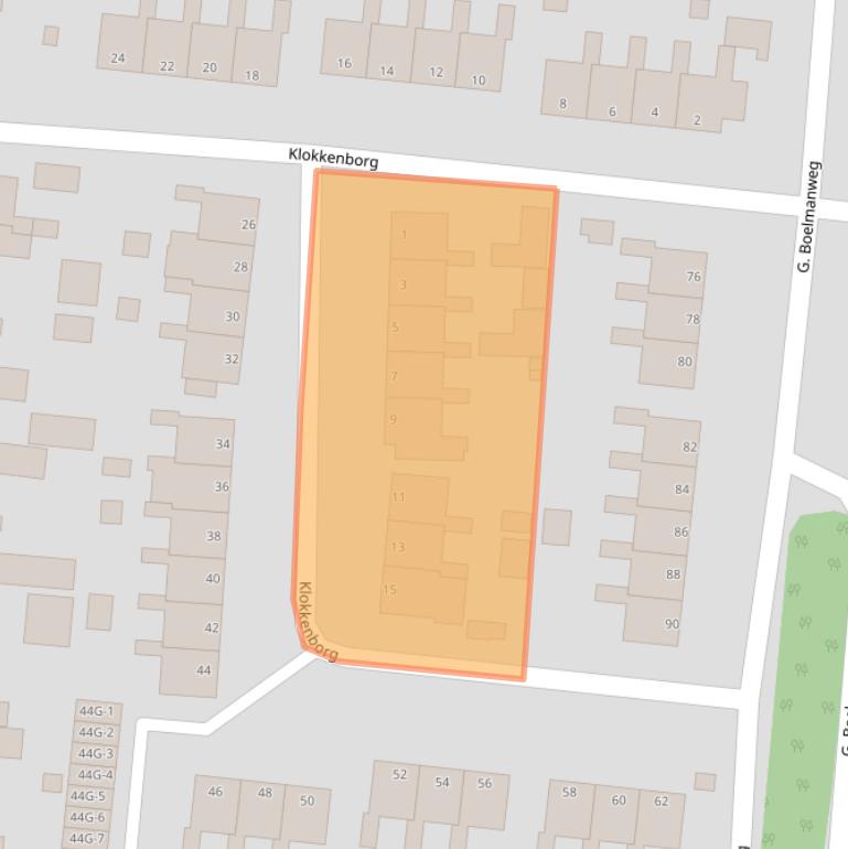 Kaart van postcodegebied 9945RS.