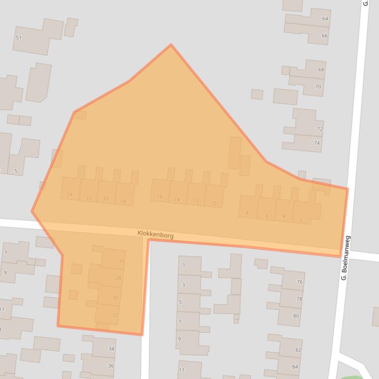 Kaart van postcodegebied 9945RT.