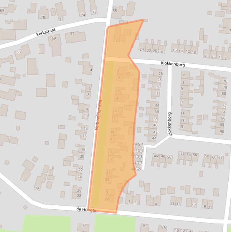 Kaart van postcodegebied 9945SJ.