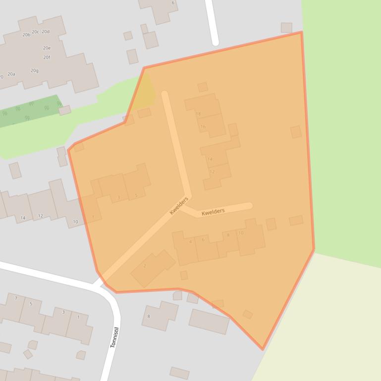 Kaart van postcodegebied 9945SL.