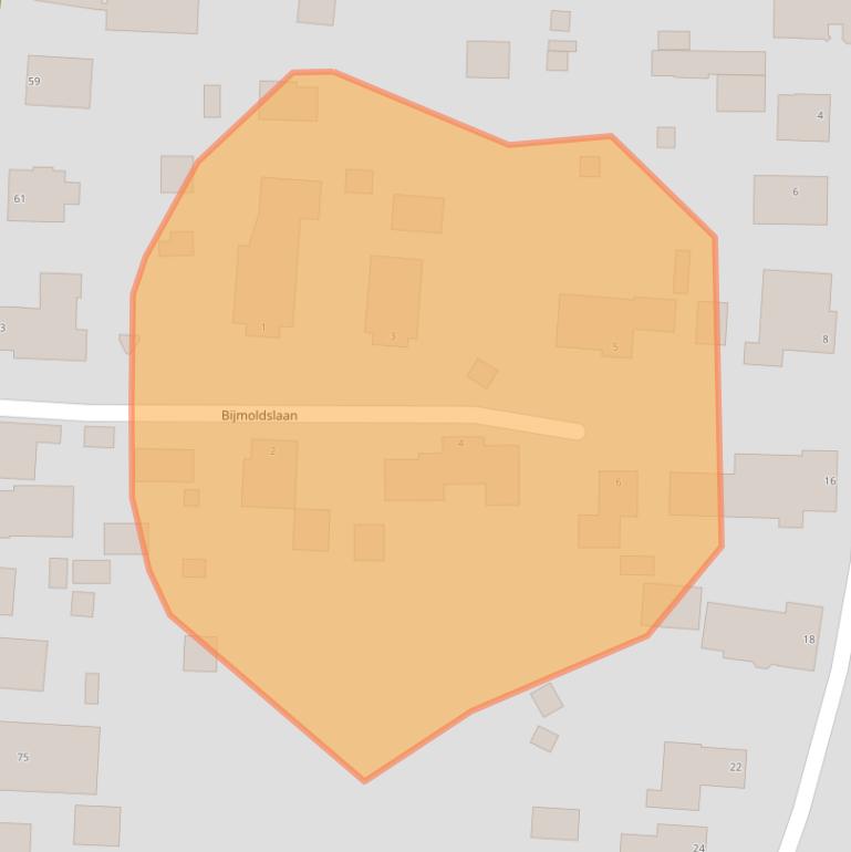 Kaart van postcodegebied 9945SN.