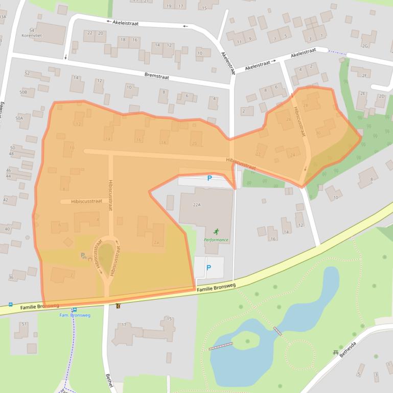 Kaart van postcodegebied 9945VB.