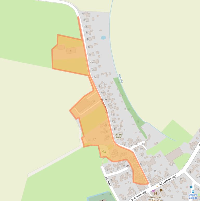 Kaart van postcodegebied 9946PG.