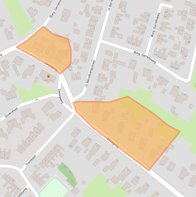 Kaart van postcodegebied 9946RA.