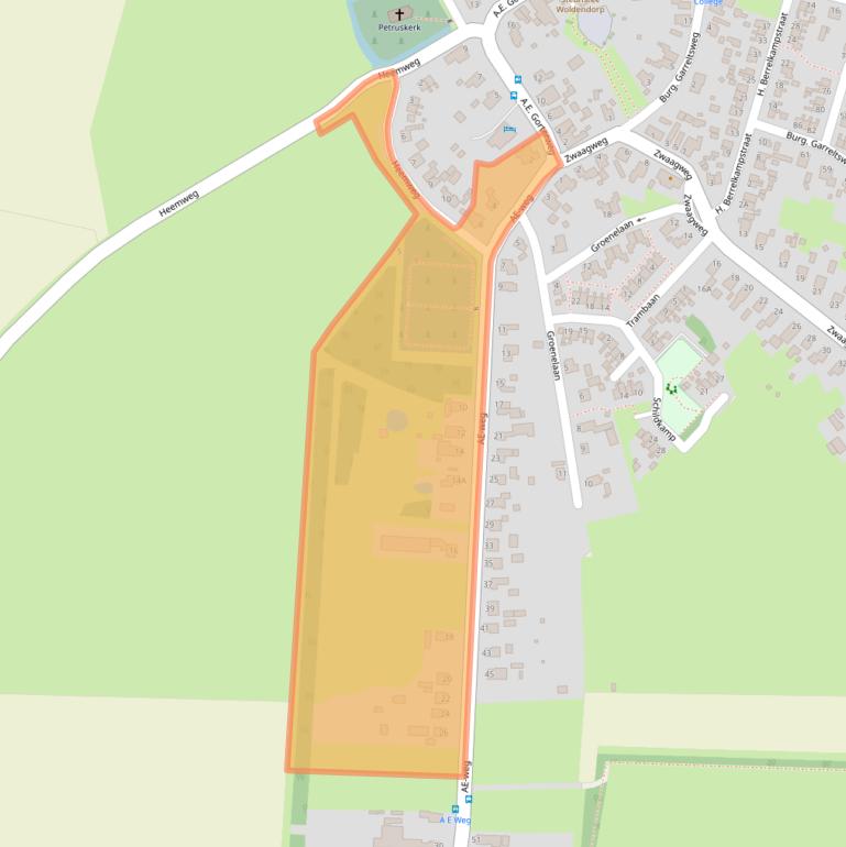 Kaart van postcodegebied 9946RK.