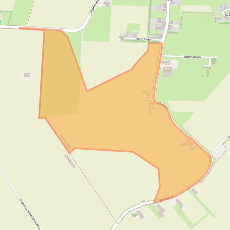 Kaart van postcodegebied 9946TA.