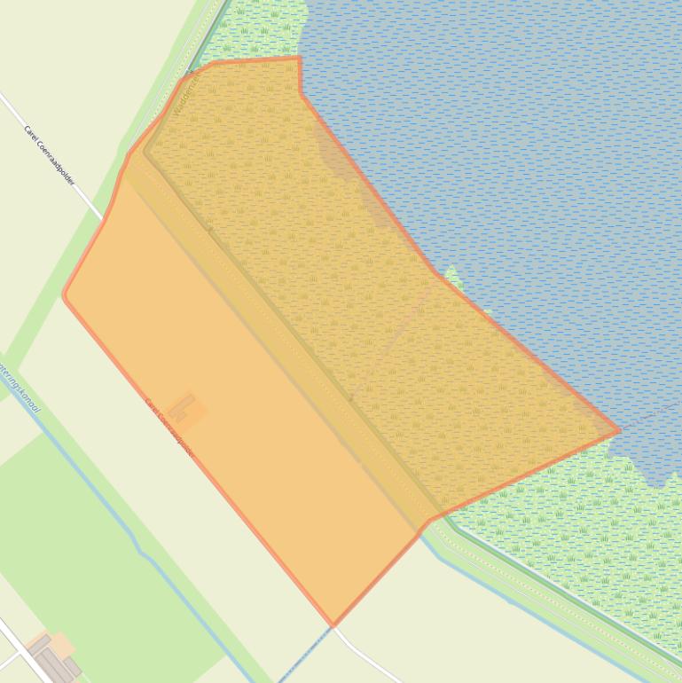 Kaart van postcodegebied 9946TK.