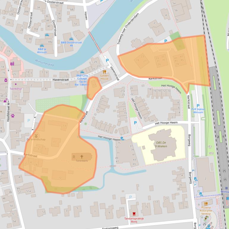 Kaart van postcodegebied 9951AD.