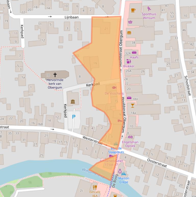 Kaart van postcodegebied 9951AG.