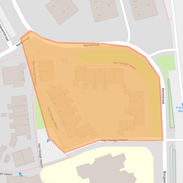 Kaart van postcodegebied 9951BW.