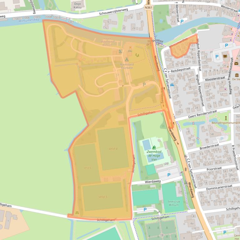 Kaart van postcodegebied 9951CG.