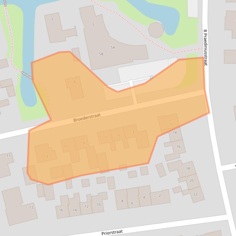 Kaart van postcodegebied 9951CJ.