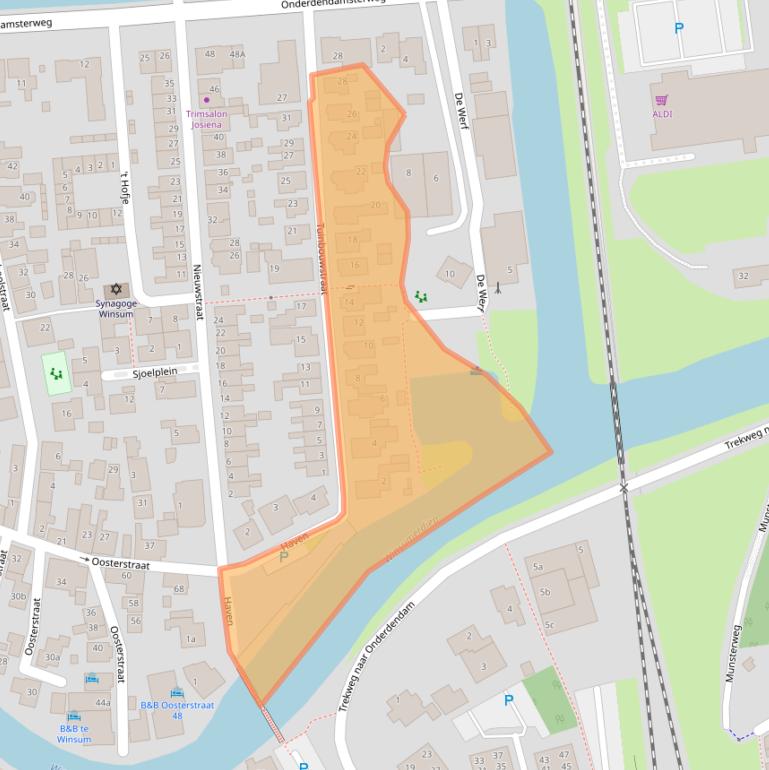 Kaart van postcodegebied 9951EG.