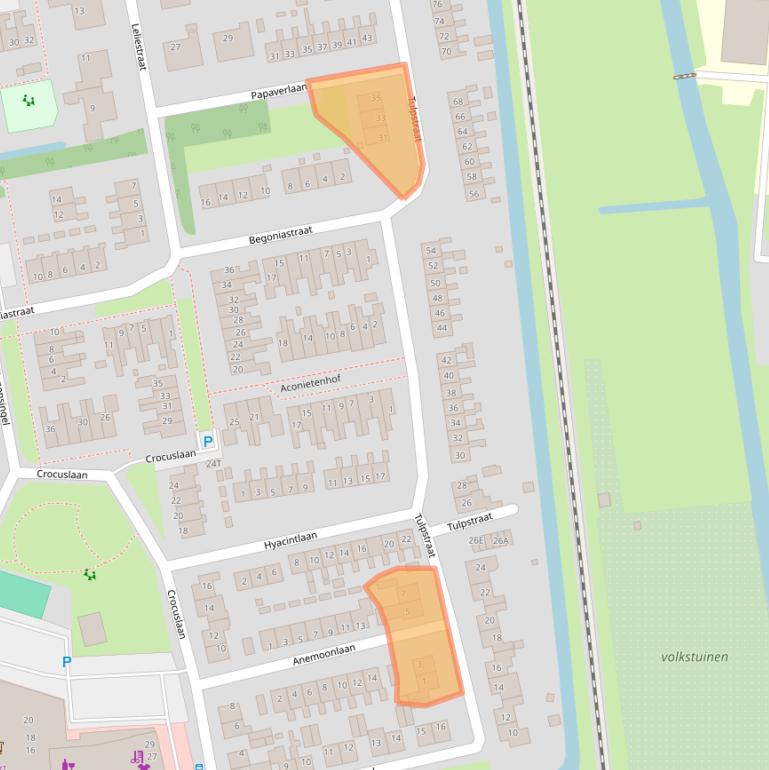 Kaart van postcodegebied 9951GV.