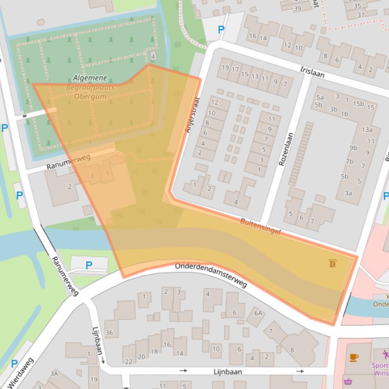 Kaart van postcodegebied 9951HJ.