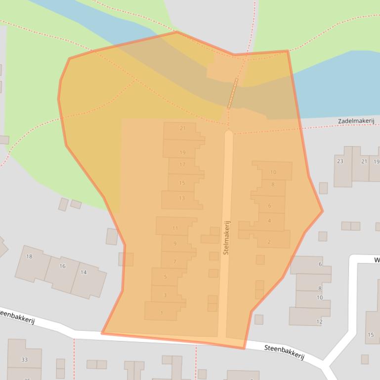 Kaart van postcodegebied 9951JR.