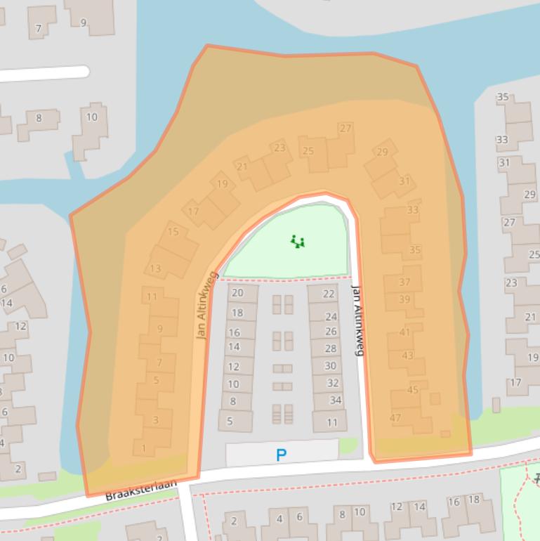 Kaart van postcodegebied 9951MH.