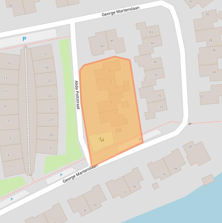 Kaart van postcodegebied 9951MP.