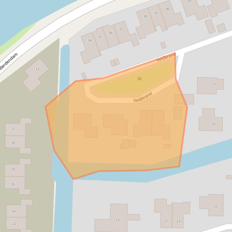 Kaart van postcodegebied 9951SM.