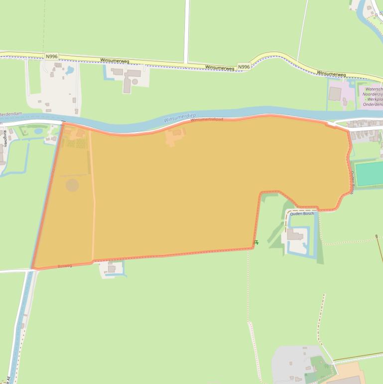 Kaart van postcodegebied 9959PA.