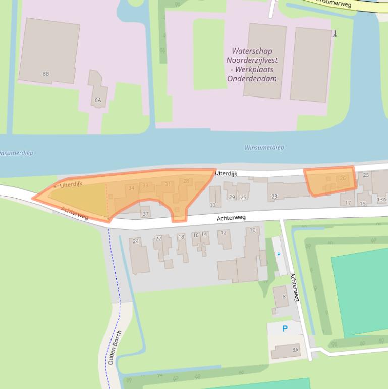 Kaart van postcodegebied 9959PL.