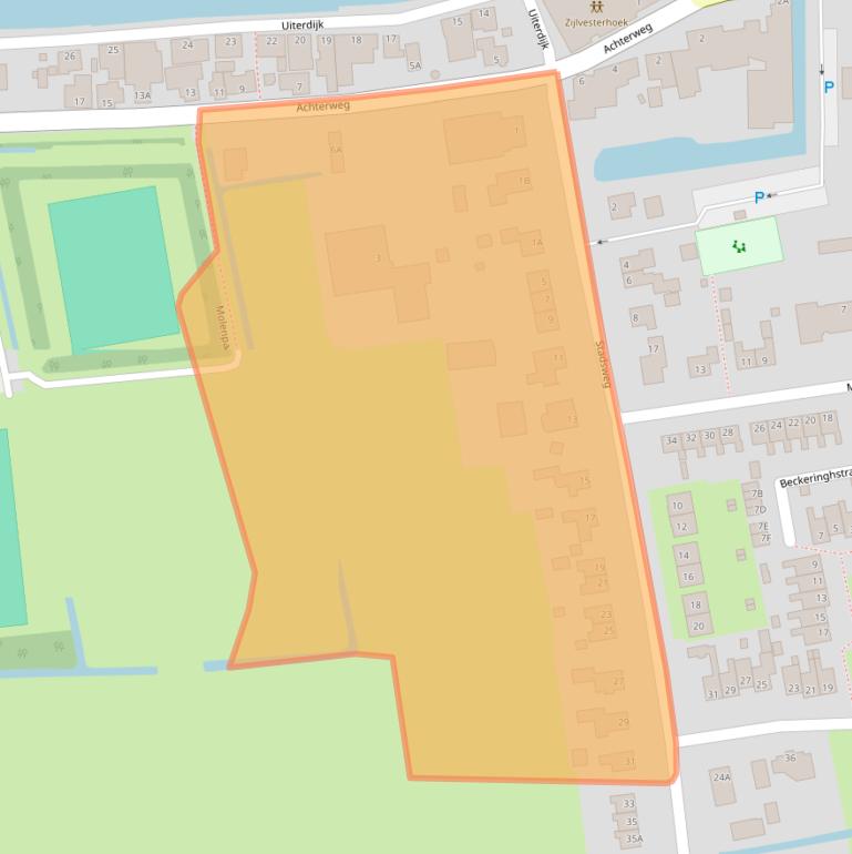 Kaart van postcodegebied 9959PR.