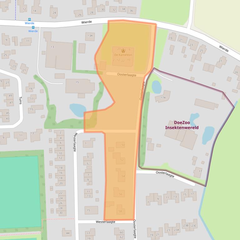 Kaart van postcodegebied 9965SH.