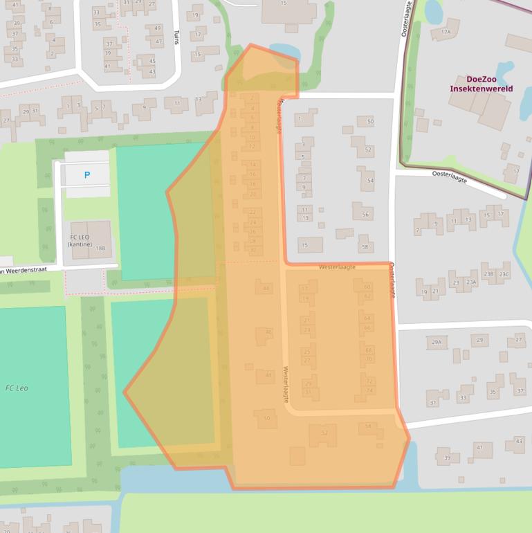 Kaart van postcodegebied 9965SK.