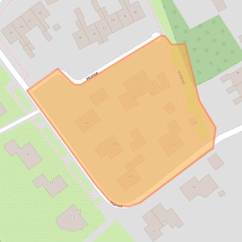 Kaart van postcodegebied 9967PT.