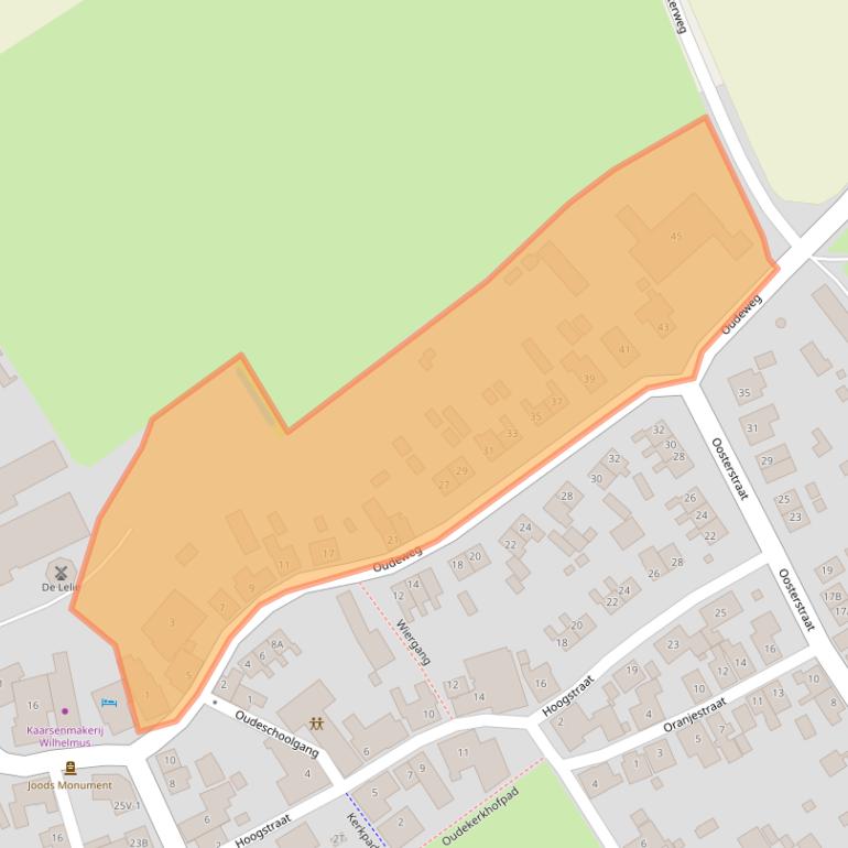 Kaart van postcodegebied 9967SG.