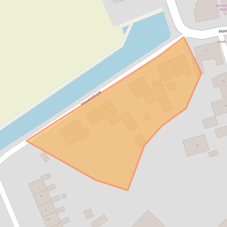 Kaart van postcodegebied 9967SK.