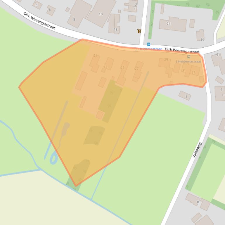 Kaart van postcodegebied 9969PB.