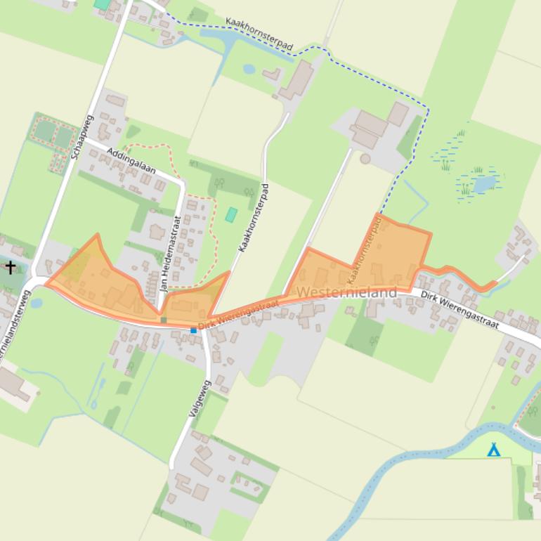 Kaart van postcodegebied 9969PD.