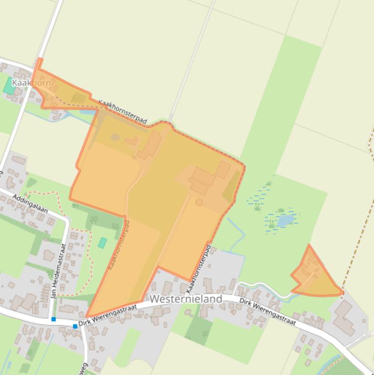 Kaart van postcodegebied 9969PH.