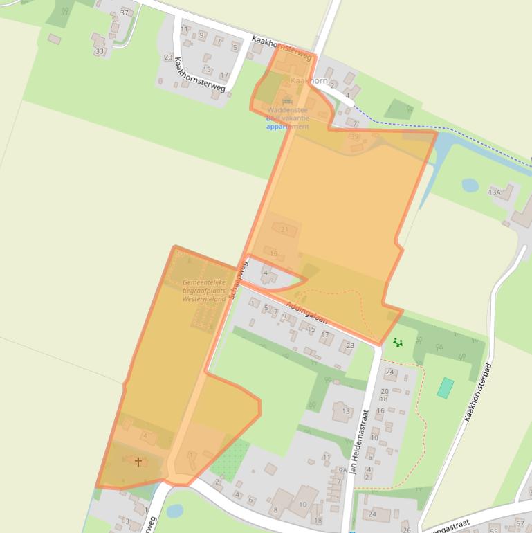 Kaart van postcodegebied 9969PM.