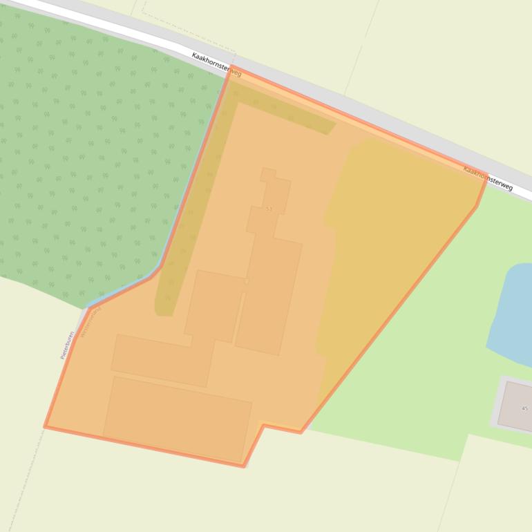 Kaart van postcodegebied 9969PP.