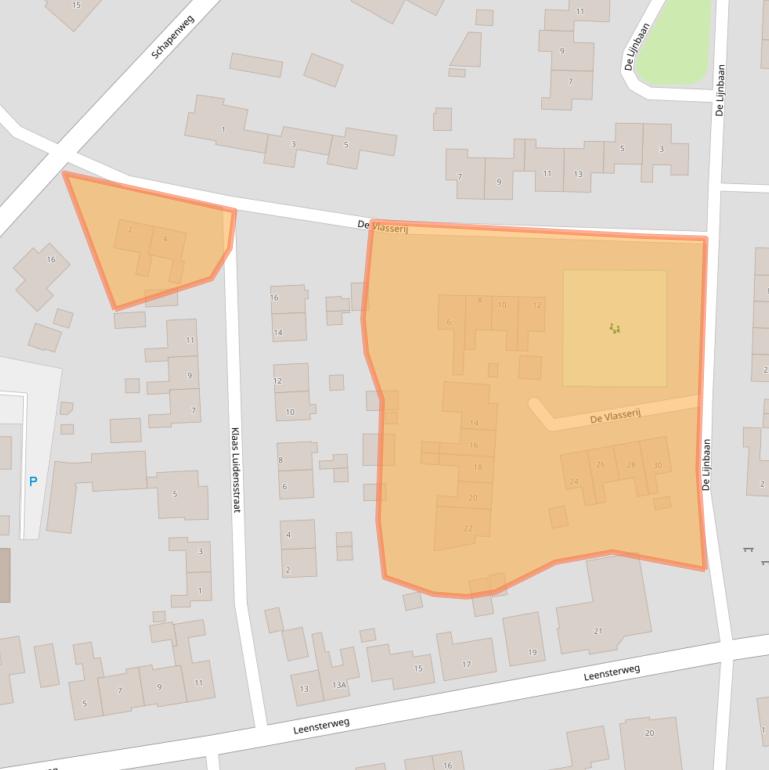 Kaart van postcodegebied 9971AL.