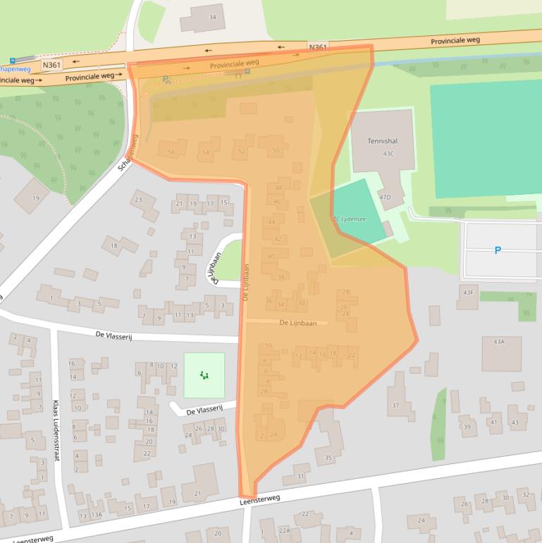 Kaart van postcodegebied 9971AM.