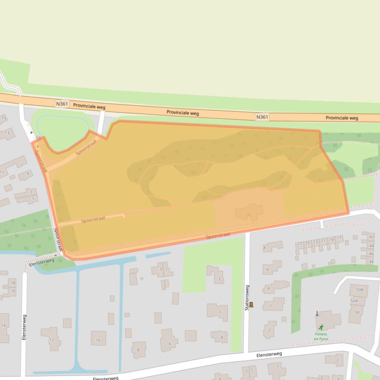 Kaart van postcodegebied 9971BE.
