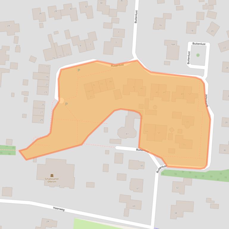 Kaart van postcodegebied 9971BR.