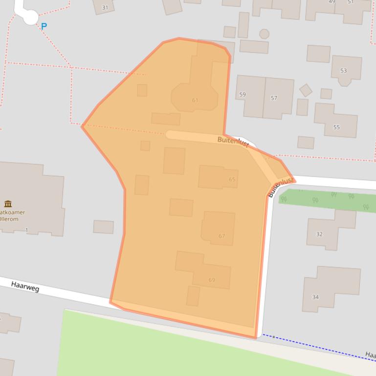 Kaart van postcodegebied 9971BS.