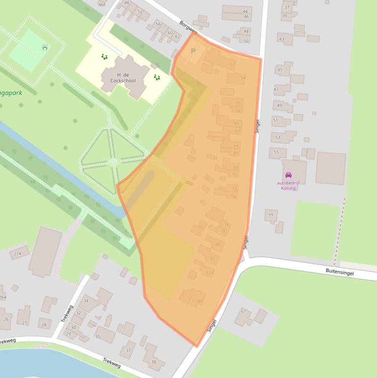 Kaart van postcodegebied 9971CK.