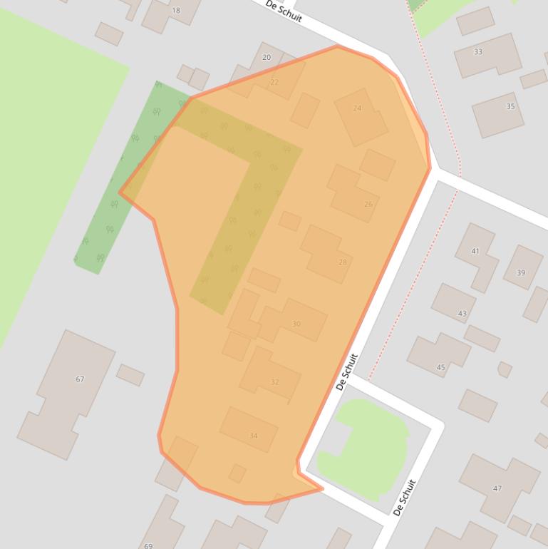 Kaart van postcodegebied 9974NB.