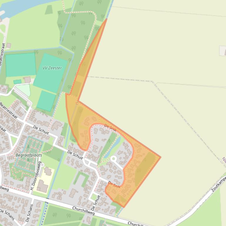 Kaart van postcodegebied 9974NG.