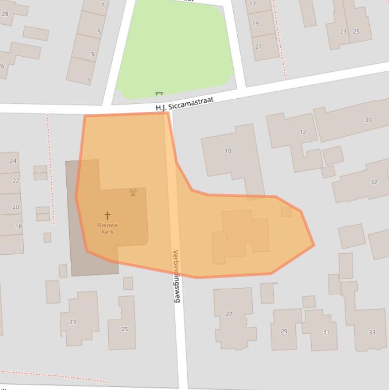 Kaart van postcodegebied 9974PG.